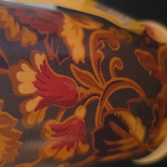 New Cypress‎ Home Cream Brown Rust Autumn Earthtones Floral Toothbrush Holder - Picture 2 of 7